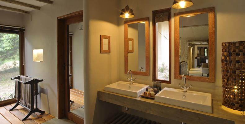 Superior Tent Bathroom at Kichwa Tembo Tented Camp