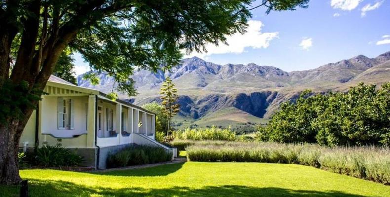 Mountain view from property