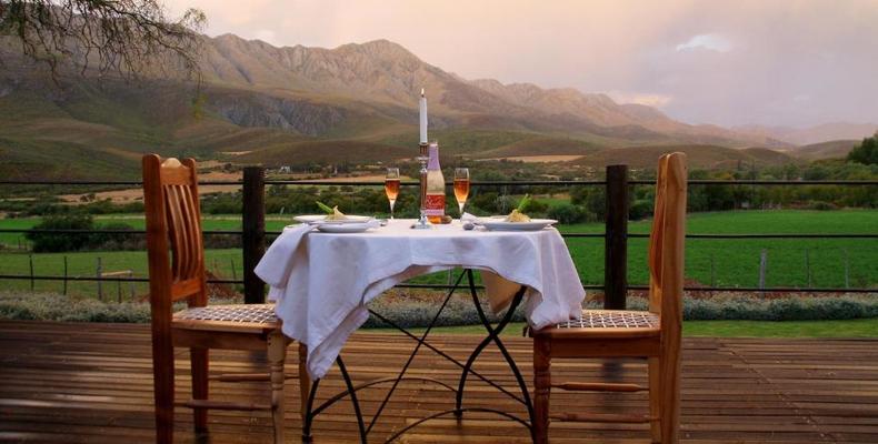 Outdoor dining area