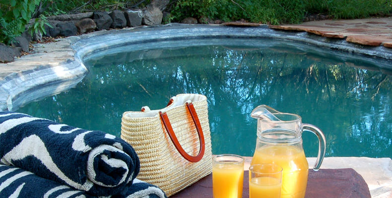 Plunge pool at Mashatu Tent Camp