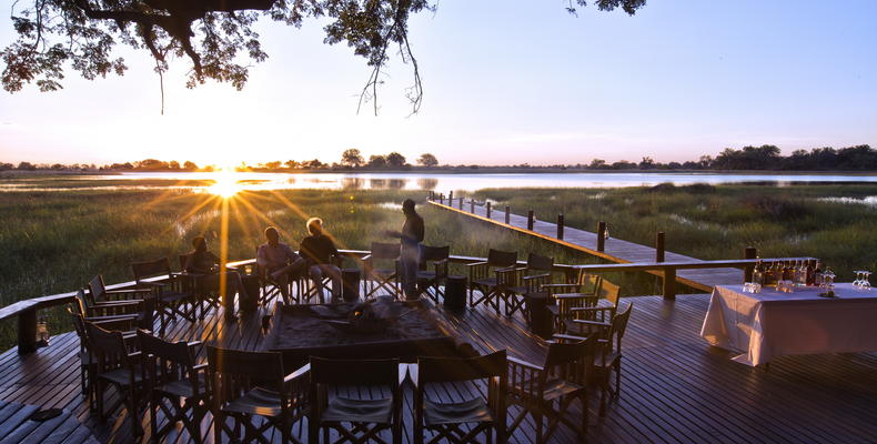 Mapula Lodge in the northern Okavango Delta 