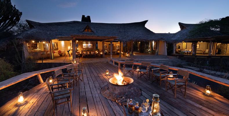 ol Donyo Lodge main area deck