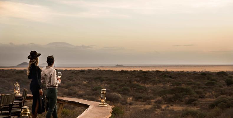 View from ol Donyo Lodge deck