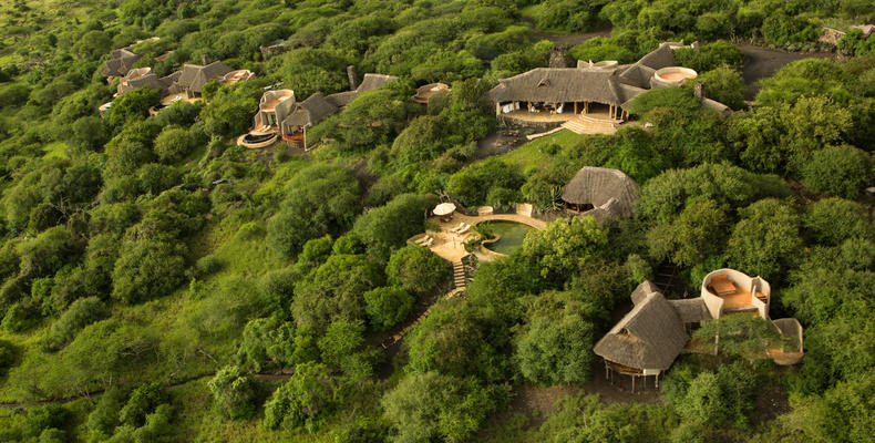 ol Donyo Aerial View