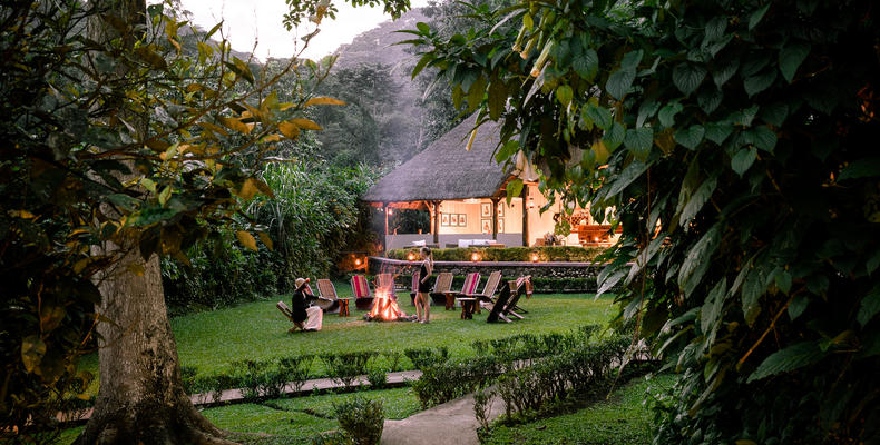 Sanctuary Gorilla Forest Camp Fire pit