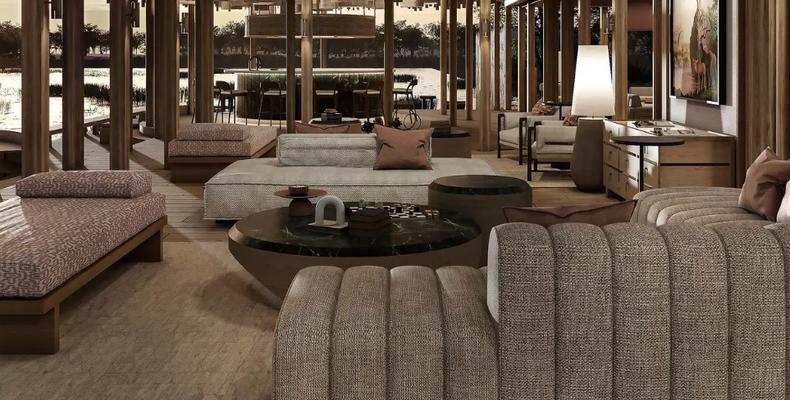 Baines' Lodge - Main Lounge Area