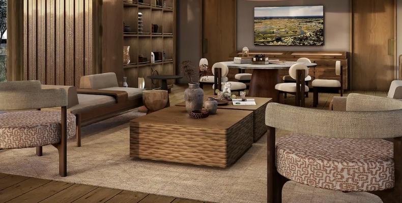 Baines' Lodge - Main Area indoor lounge 