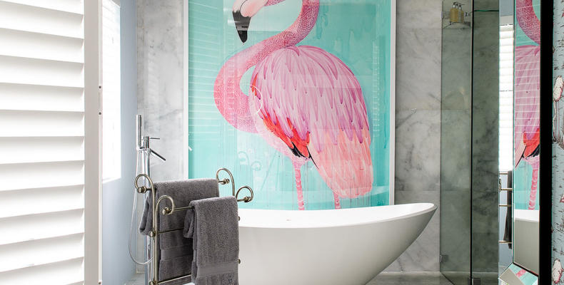 Mannabay Flamingo bathroom