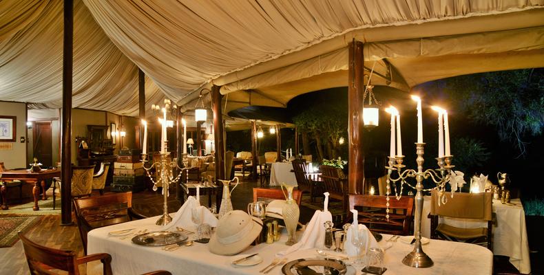 Hamiltons Tented Camp - Dining Room