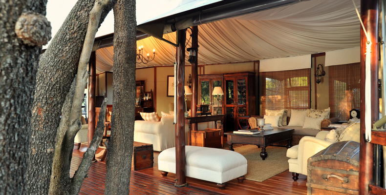 Hamiltons Tented Camp - Lounge Outside View