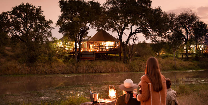 Hamiltons Tented Camp - Sunset Views 2