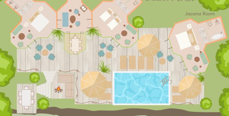 The Sunset House Layout