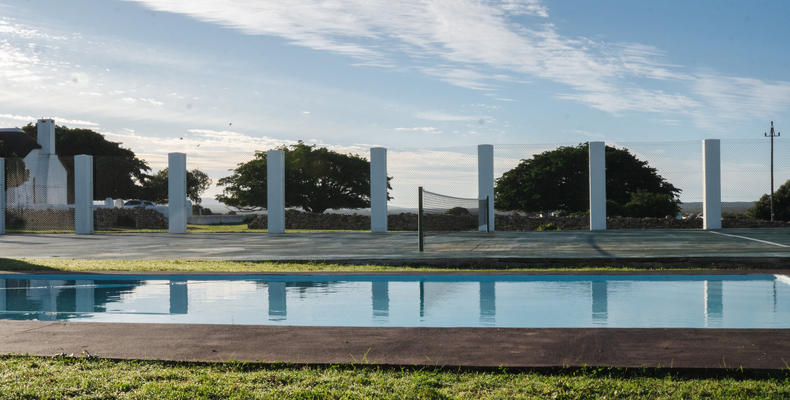 Swimming Pool & Tennis Court