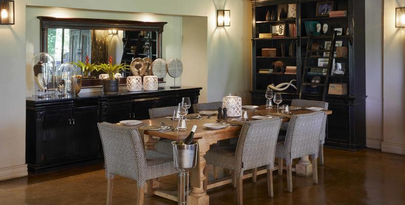 Lion Sands Tinga - Dining Room