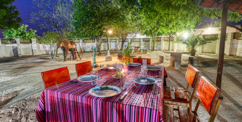 Braai Area at Night