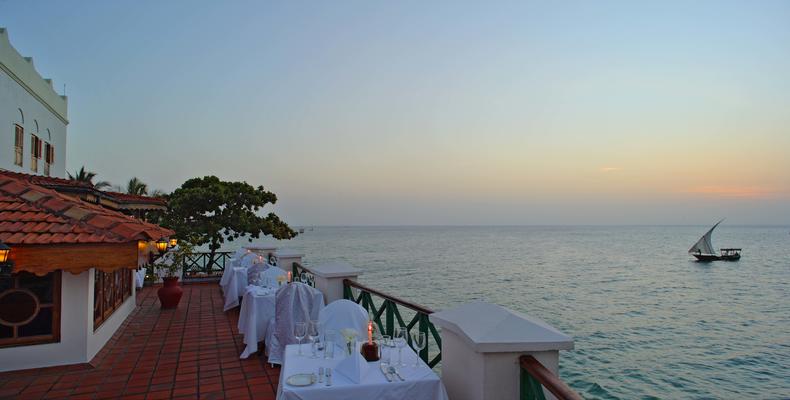 Restaurant terrace