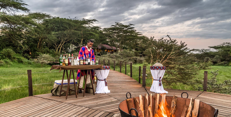 Sun Downer Cocktails on Hatari Walkway
