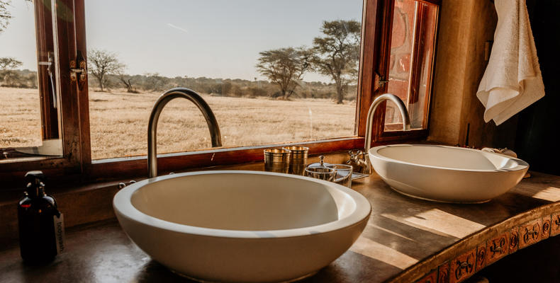 Okonjima African Villa - North Suite Bathroom View