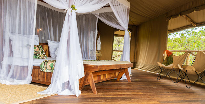Inside Tent
