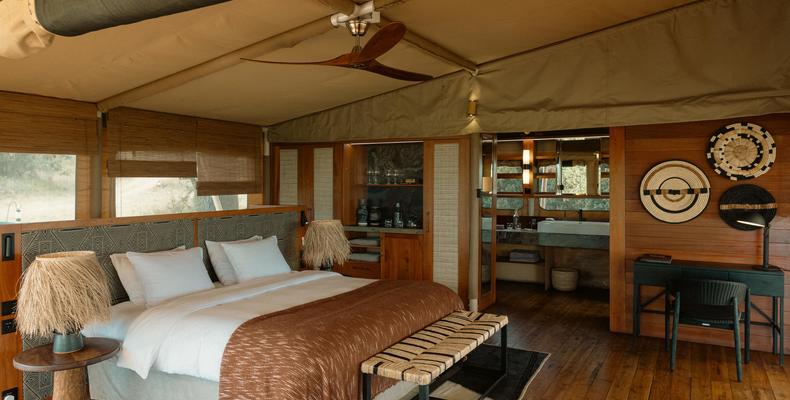 tented suite at Serengeti Bushtops