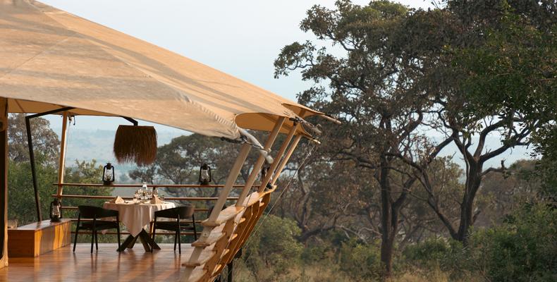 private dining at Serengeti Bushtops
