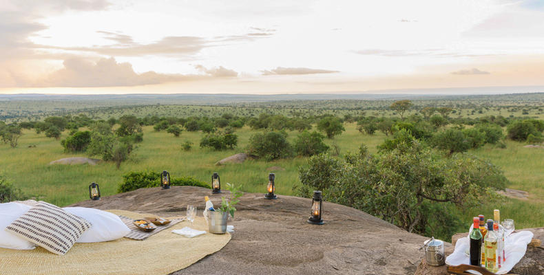 Sundowner on Simba's rock