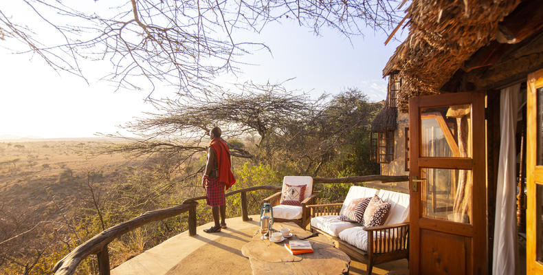 Hillside room: veranda 