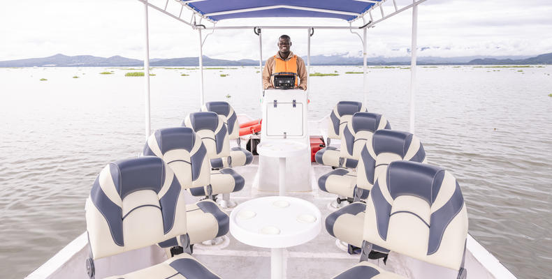 Boat rides on Lake Naivasha