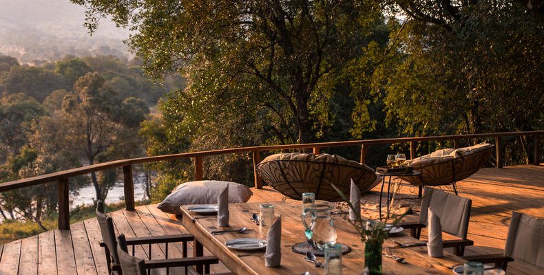 Dinner on the deck