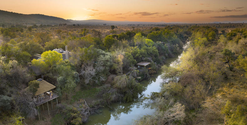 Morukuru Owner's House - aerial view