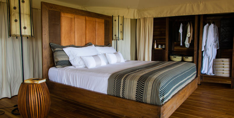 Comfortable King-size Bed in Main Bedroom