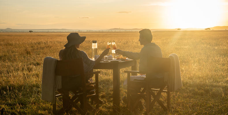 Sunrise bush breakfast