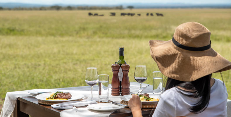Open air dining