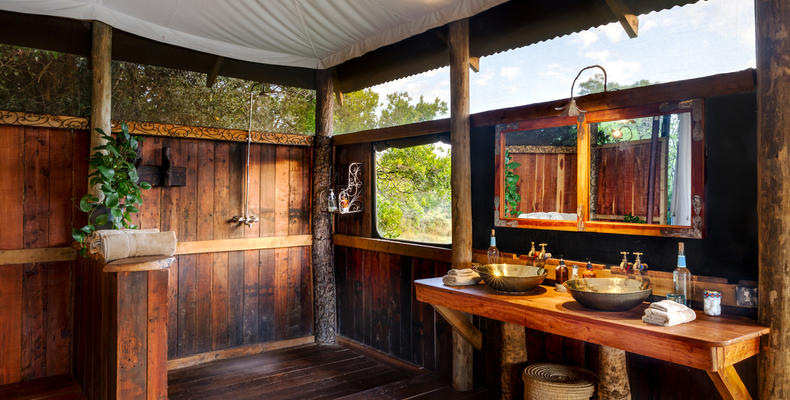 Tent Bathroom