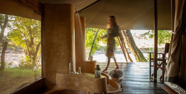 Tent Interior Bathroom