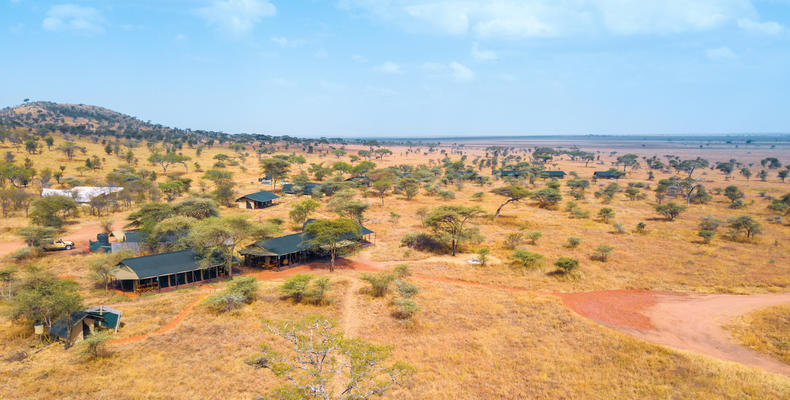 Aerial view of the Camp