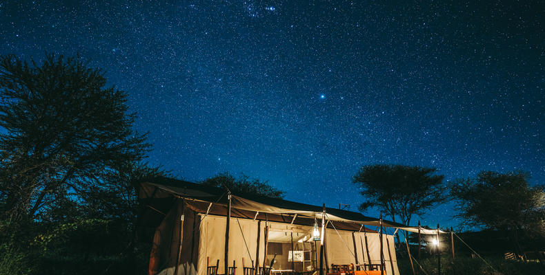 Standard Tent at night