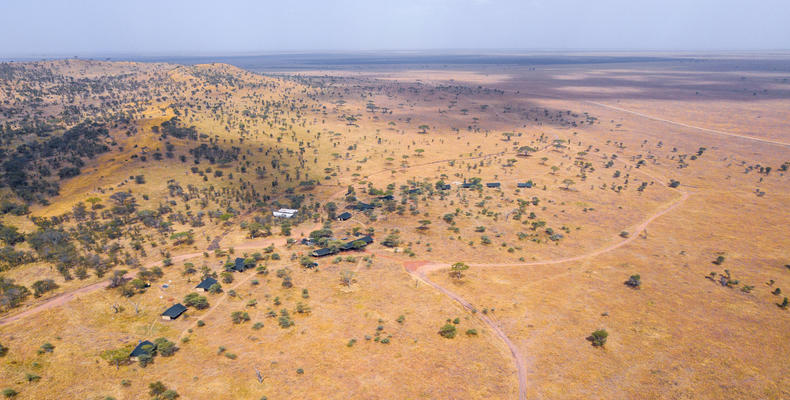 Aerial view of the Camp