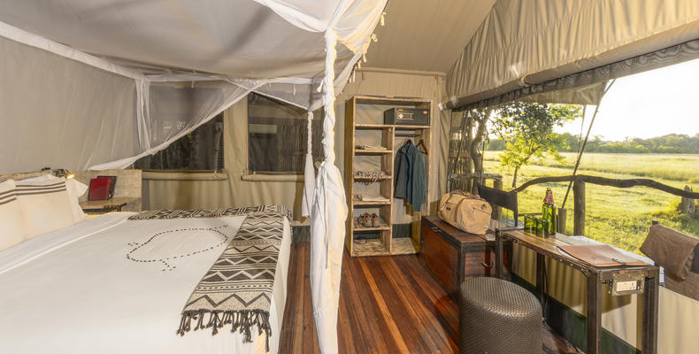 Meru tent interior