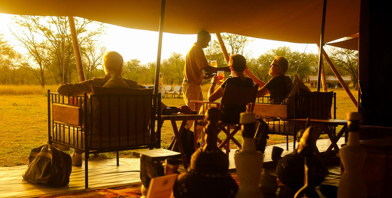 Drinks at Sunset