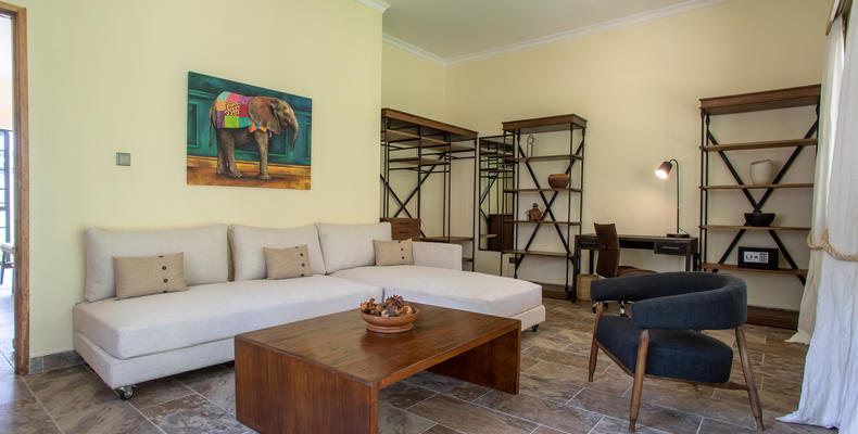 Private Lounge/Library in each suite