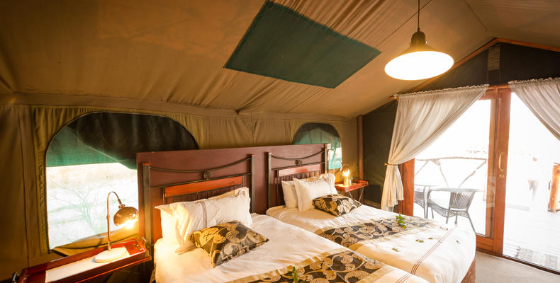 Twin Bed Option in Your Tent