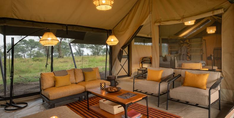 Ubuntu Camp - Lounge in Family Tent