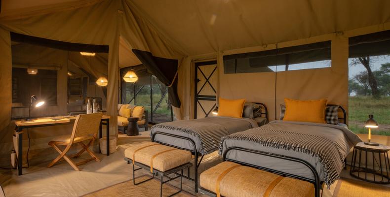 Ubuntu Camp - Twin Room in Family Tent
