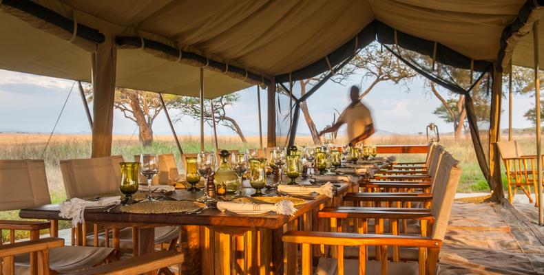 Dining tent