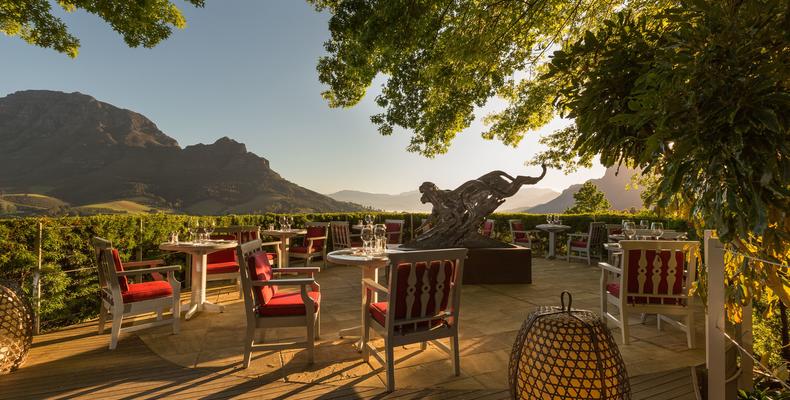 Delaire Graff Restaurant Terrace