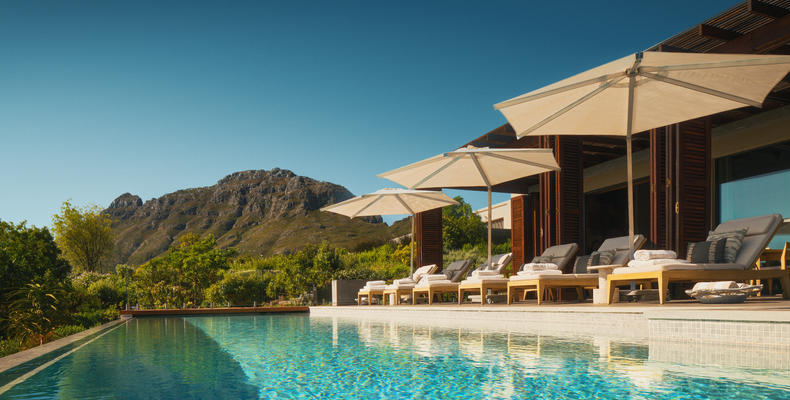 Delaire Graff Owner's Villa Pool Deck