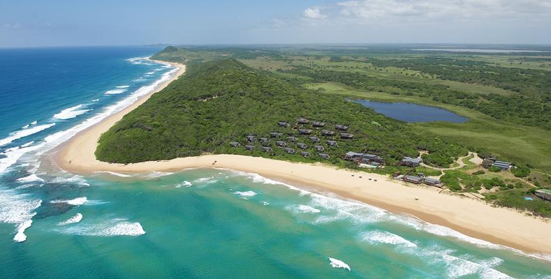 Birds eye view of resort