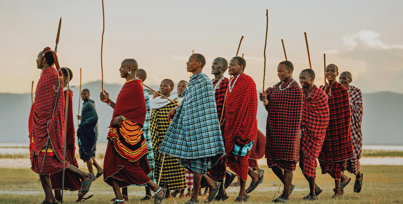 Maasai at Lake Manyara