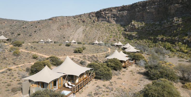 Dwyka Tented Lodge at Sanbona Wildlife Reserve